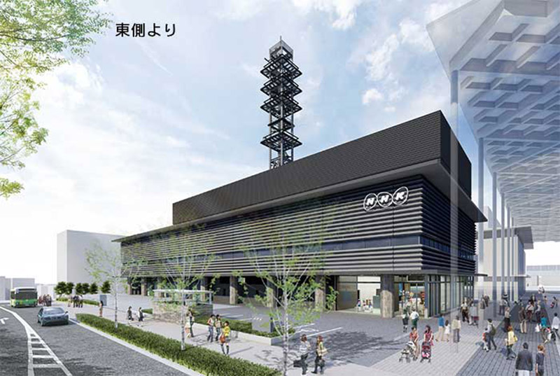 NHK奈良放送会館 完成イメージ図