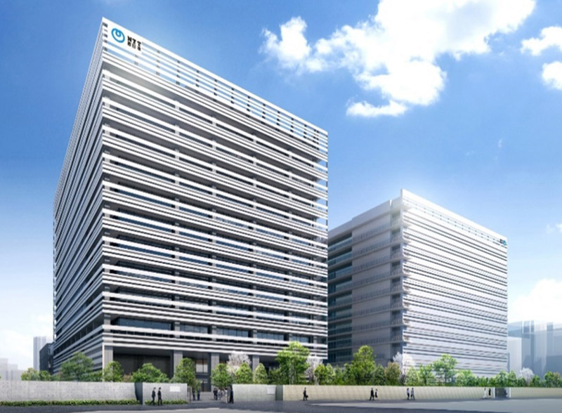 NTT西日本新本社ビル 完成イメージ図