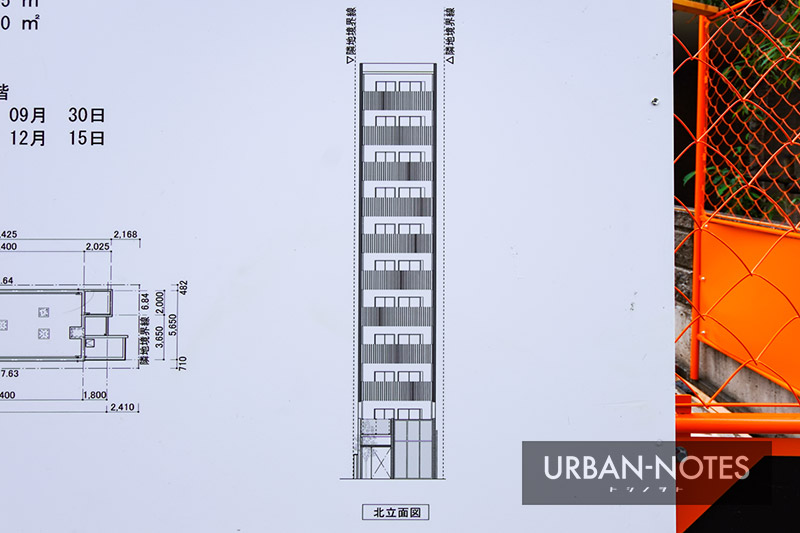 バイロン (仮称)大阪市西区京町堀1丁目計画 立面図