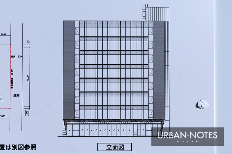 (仮称)新大阪オフィスⅡ計画 立面図