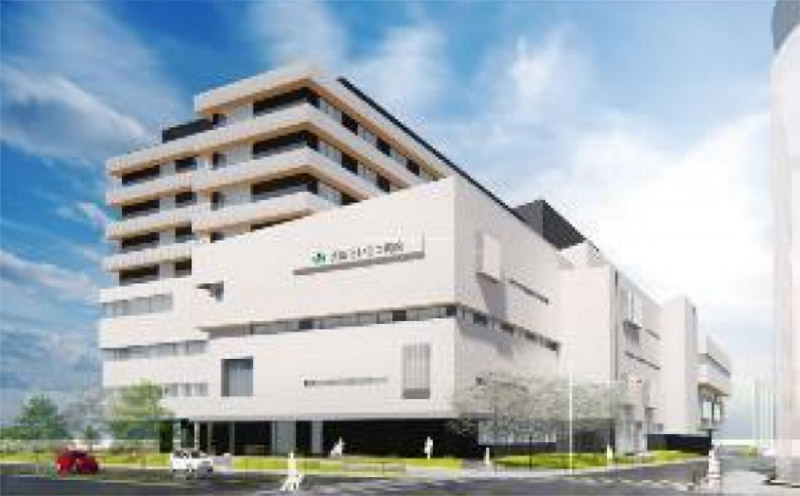 社会医療法人警和会 大阪警察病院 新病院統合整備事業 完成イメージ図 01