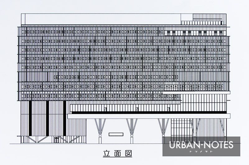 大阪公立大学 森之宮キャンパス 立面図