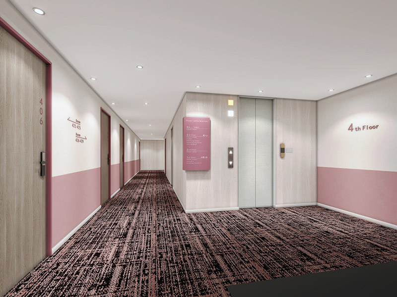 SPAWORLD HOTEL&RESORT スパワールド ホテル&リゾート エレベーターホール 完成イメージ図
