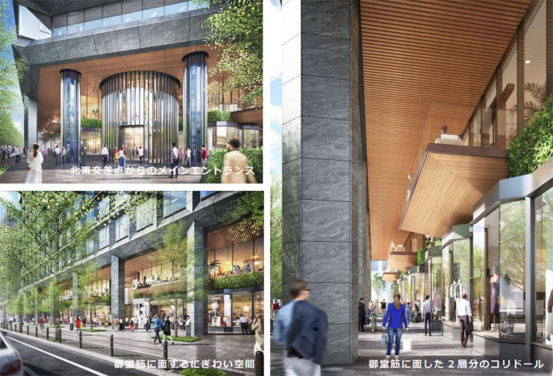 淀屋橋駅西地区第一種市街地再開発事業 完成イメージ図 04