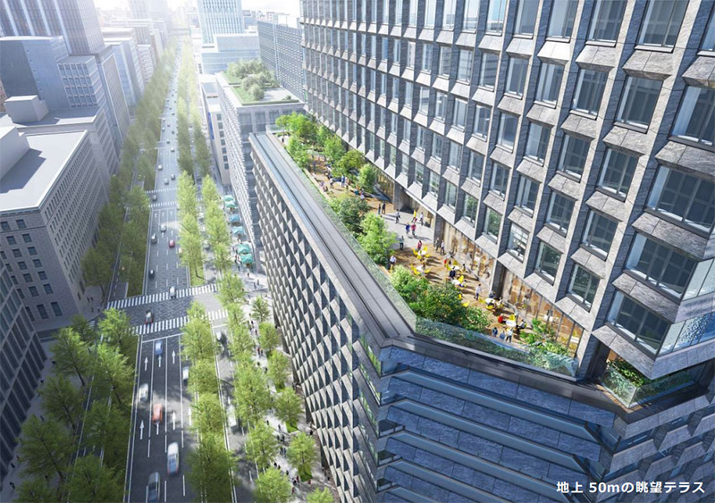 淀屋橋駅西地区第一種市街地再開発事業 完成イメージ図 05